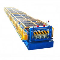 Metal floor decking roll forming machine