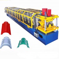 Metal roof ridge cap roll forming machine