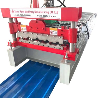 Roof and wall color steel sheet roll forming machine 750 IBR profile price