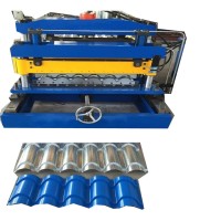 Double Layer Roll Forming Machine roll former Metal Roofing Corrugated Steel Sheet Wall Panel tile making machine