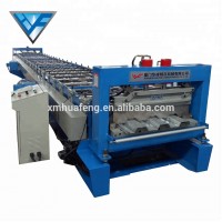 Metal Deck Roll Forming Machine Cold Rolled Steel Floor Decking Equipment HF