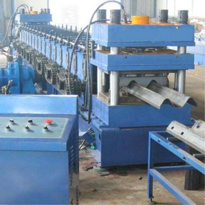 W beam highway metal wave guardrail sheet roll forming machine